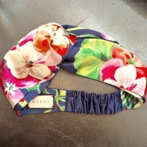 Gucci Silk floral headband